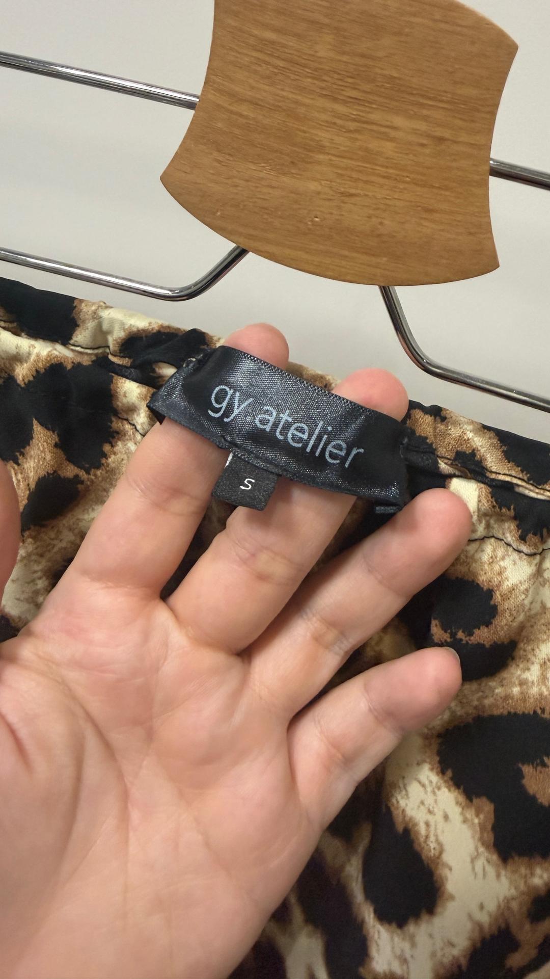 gy.atelier Юбка леопардовая — фото 2
