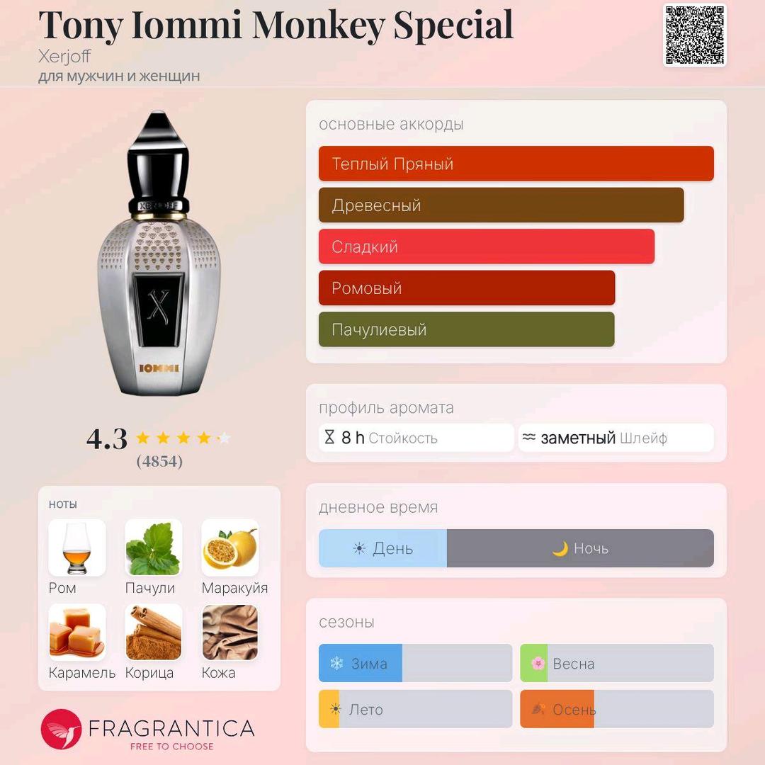 Xerjoff Xerjoff Tony Iommi Monkey Special 5 ml. — фото 2
