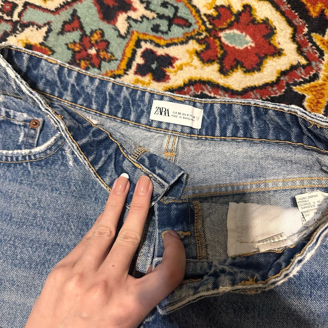 Zara Джинсовые шорты ZARA — фото 2