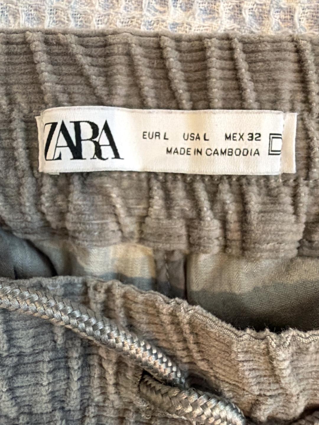 Zara Вельветовые брюки ZARA L — фото 2