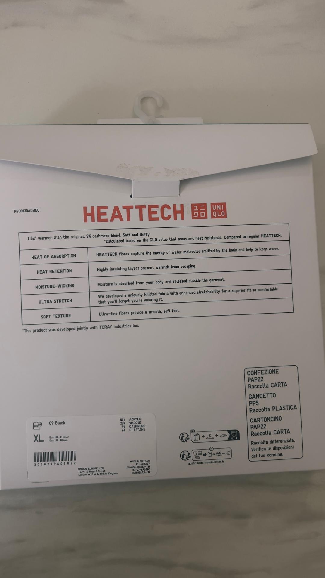 Uniqlo UNIQLO лонгслив Heattech — фото 2