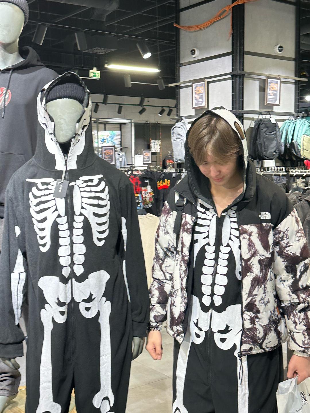 cropp Мужской комбинезон с принтом скелета — фото 2