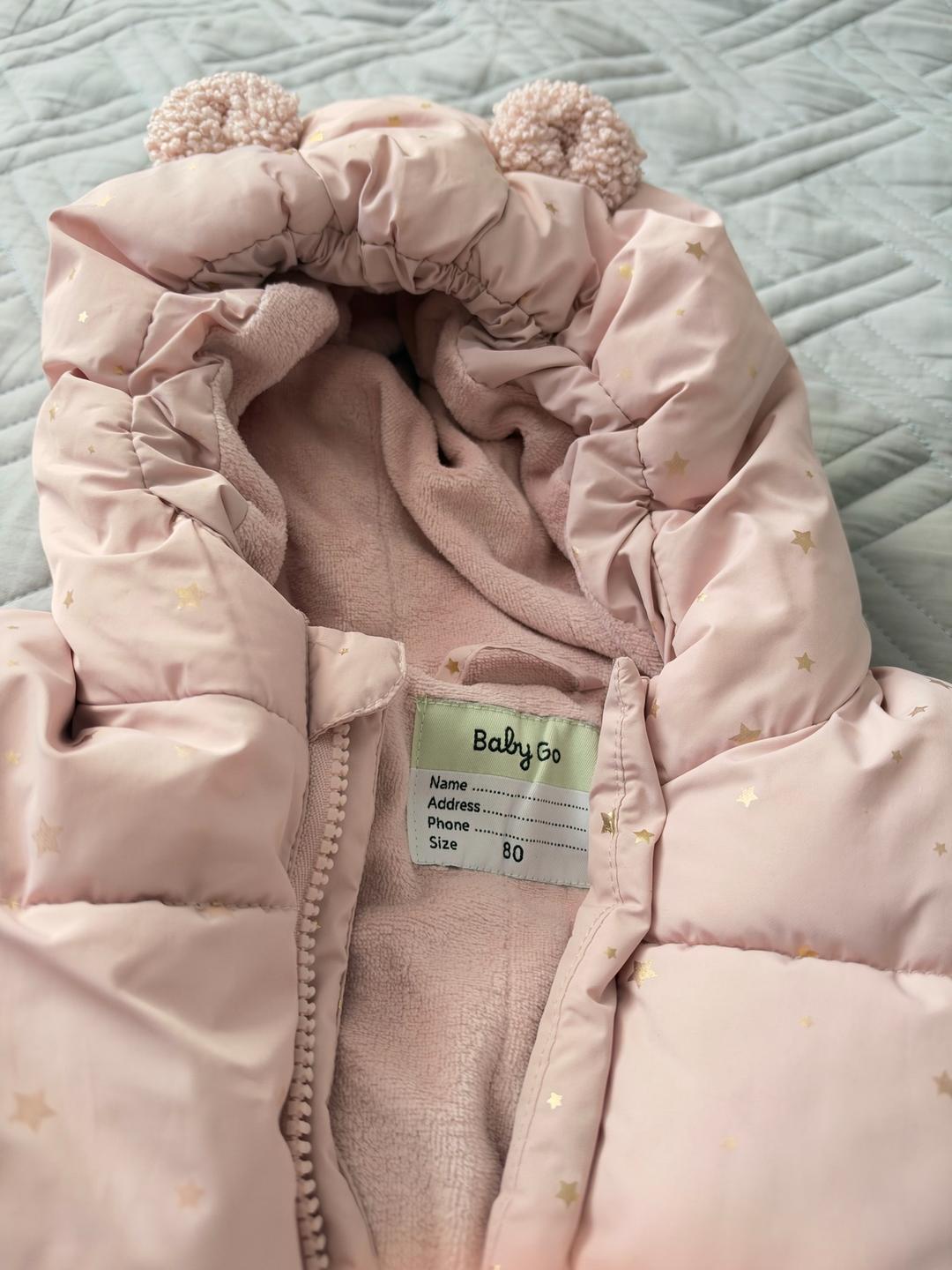 Baby Go Утепленный комбинезон Baby Go для девочки — фото 2