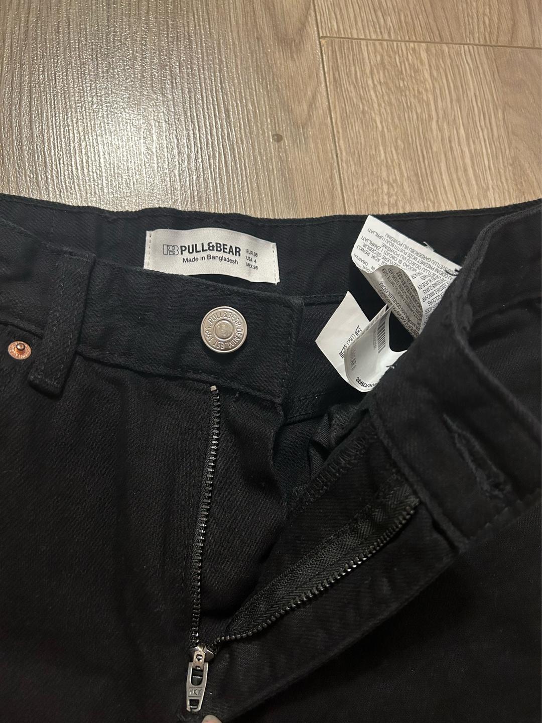 Pull & Bear Черные джинсы Pull&Bear — фото 2