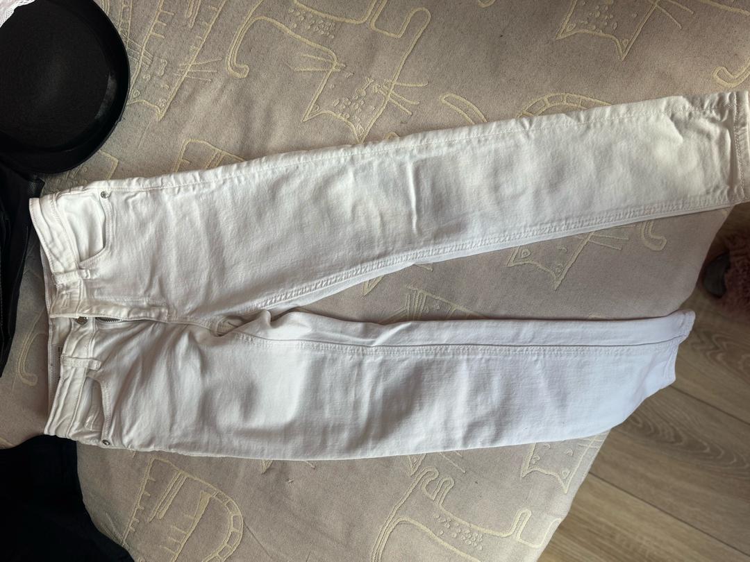 Zara Белые джинсы ZARA — фото 2