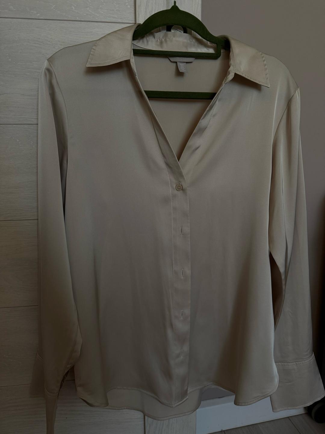 H&M Атласная рубашка H&M — фото 2