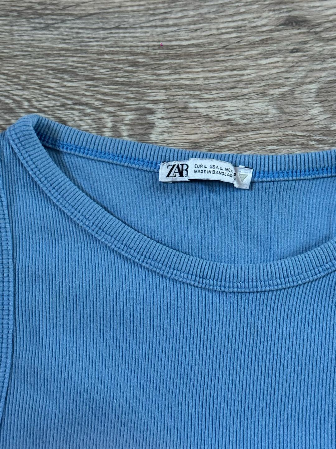 Zara ZARA топ в рубчик — фото 2