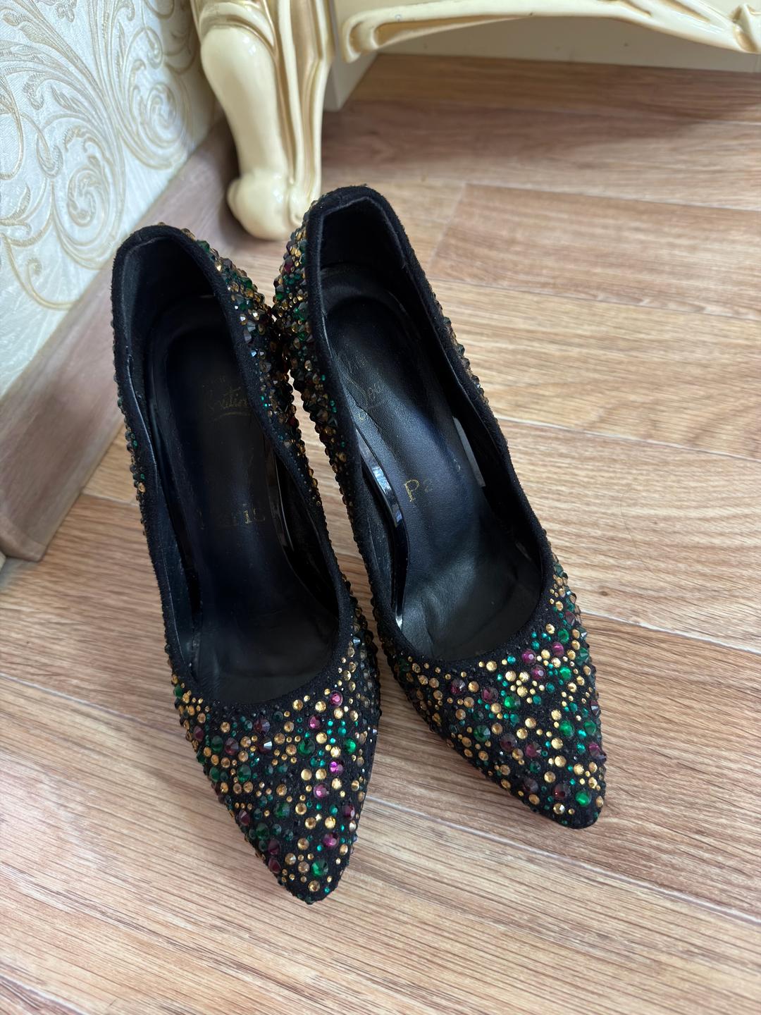 Christian Louboutin Туфли Christian Louboutin со стразами — фото 2