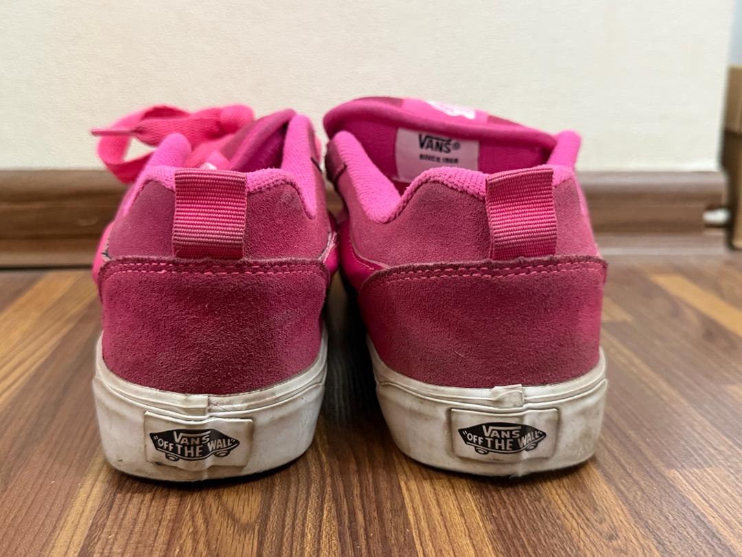 Vans кеды Vans розовые на платформе — фото 2