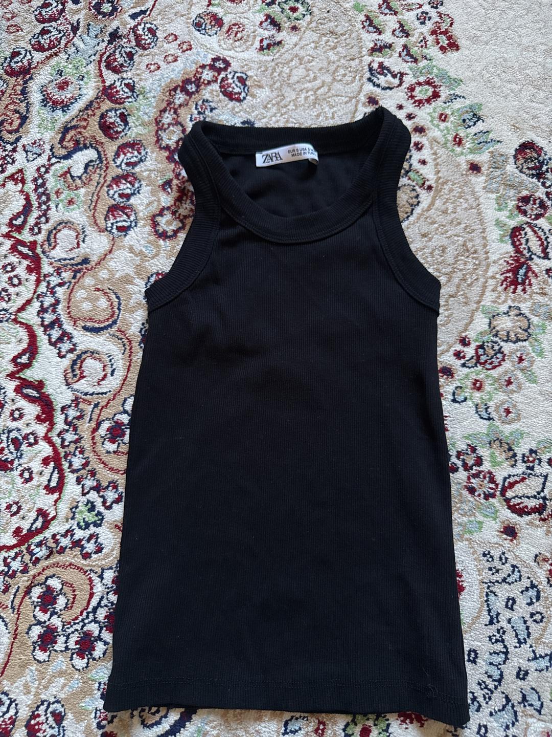 Zara ZARA майка в рубчик — фото 2