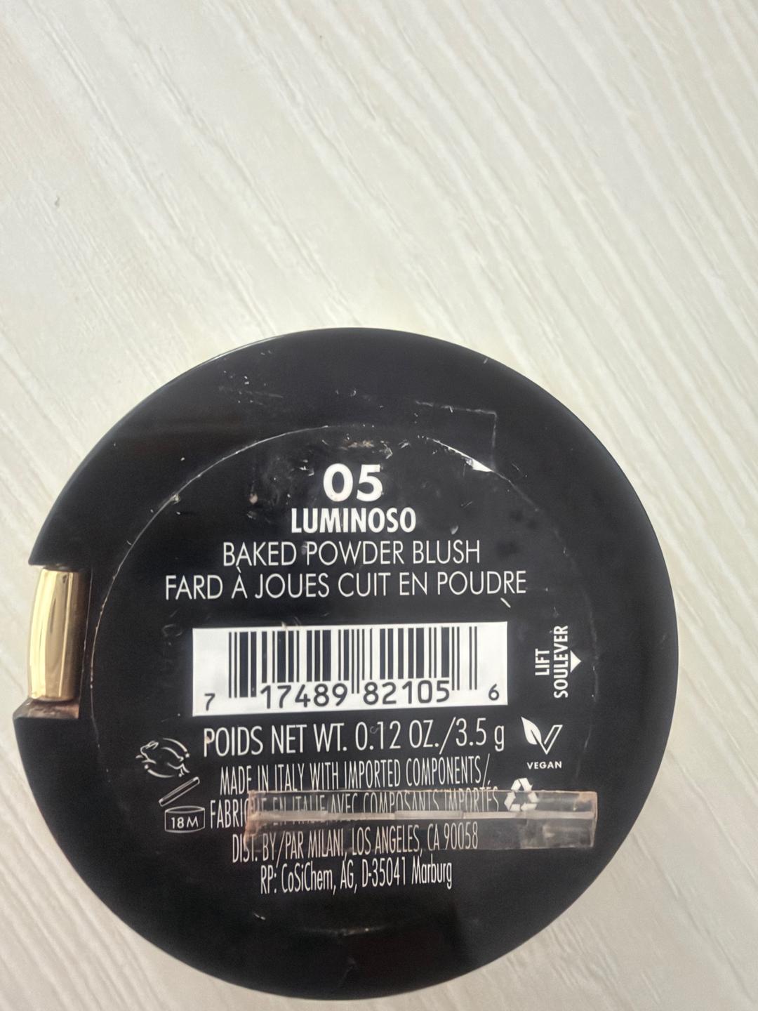 MILANI Румяна Milani Baked Powder Blush 05 Luminoso — фото 2