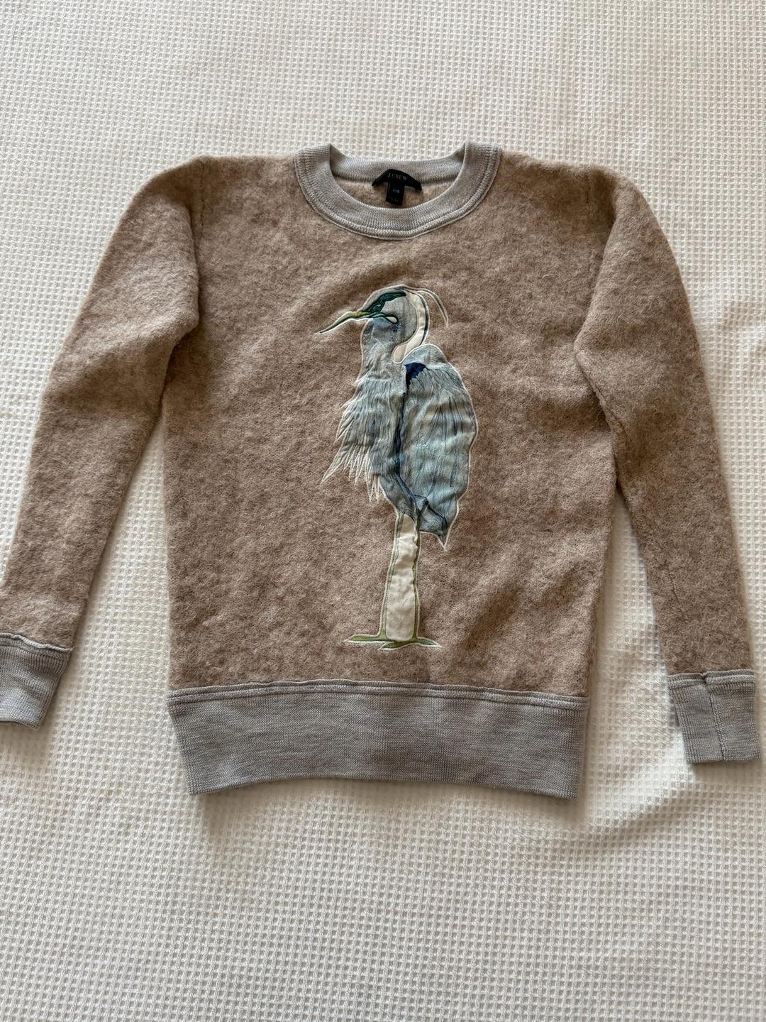 J. Crew J.Crew джемпер с принтом птицы — фото 2