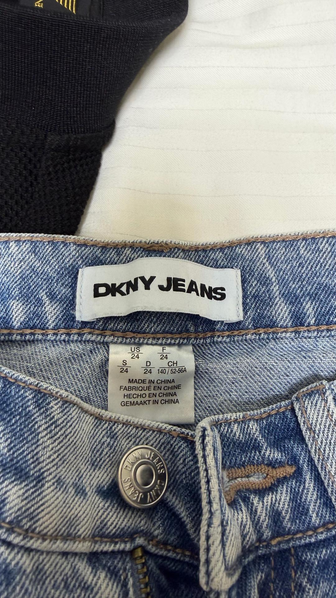 DKNY Джинсы DKNY JEANS со стразами — фото 2