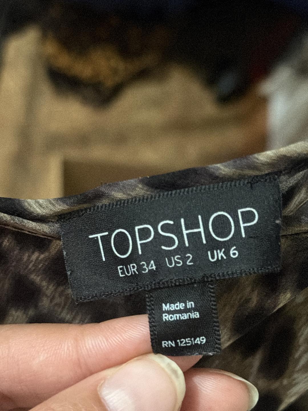 Topshop Платье TOPSHOP леопардовое — фото 2
