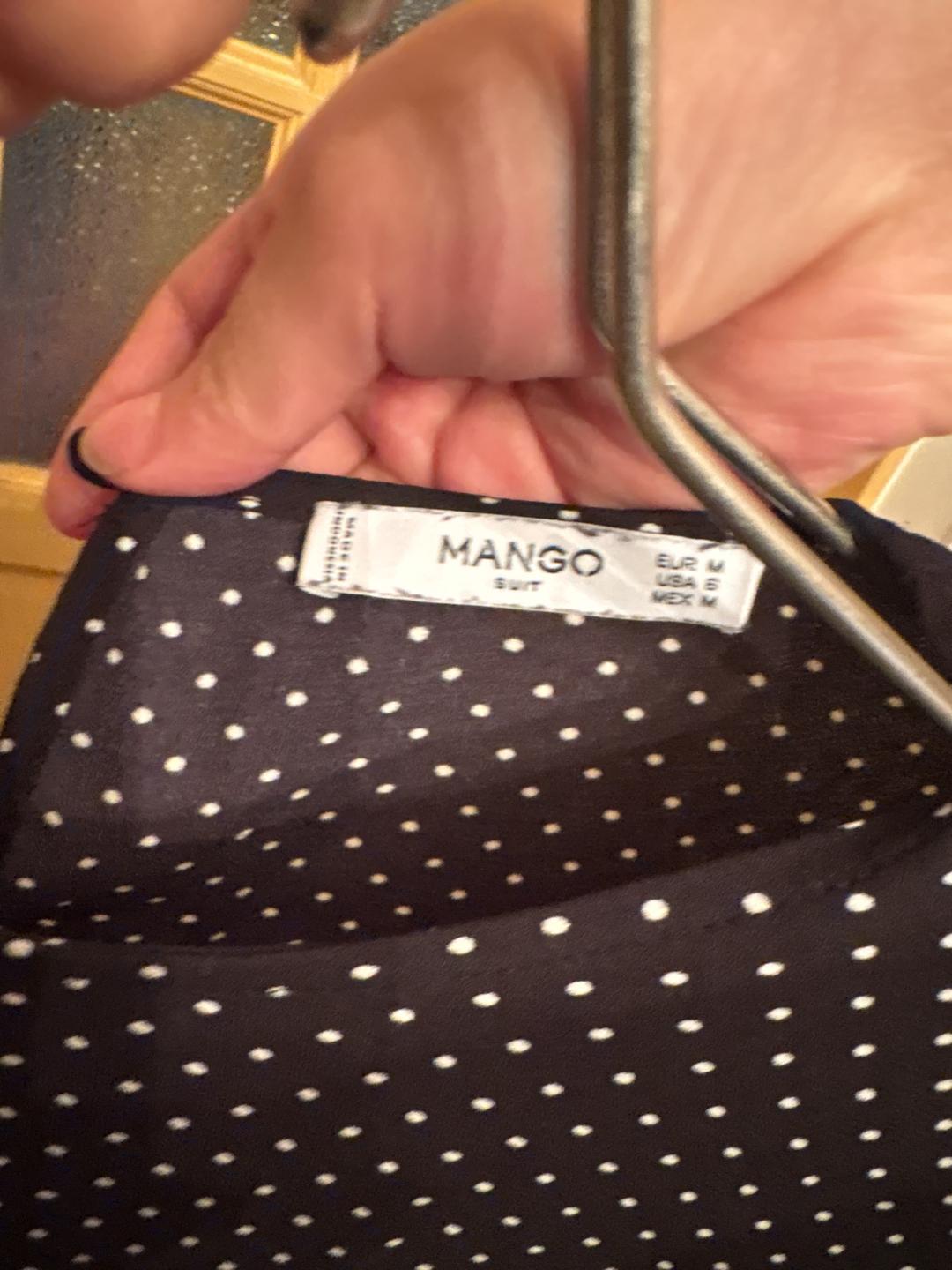 Mango Платье Mango в горошек — фото 2