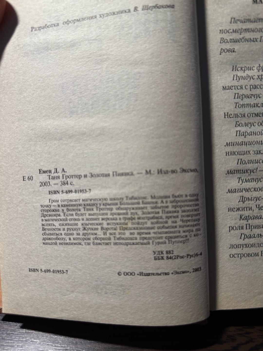 Дмитрий Емец Таня Гроттер и Золотая пиявка — фото 2