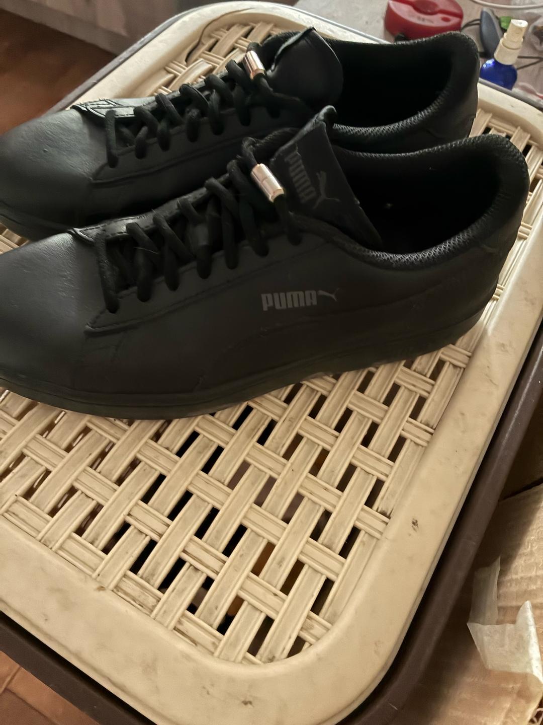 Puma Подростковые кроссовки Puma (чёрные, оригинал), размер 37 — фото 2