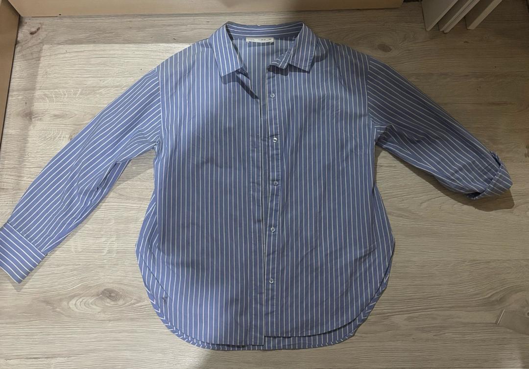 Zara Kids Рубашка в полоску — фото 2