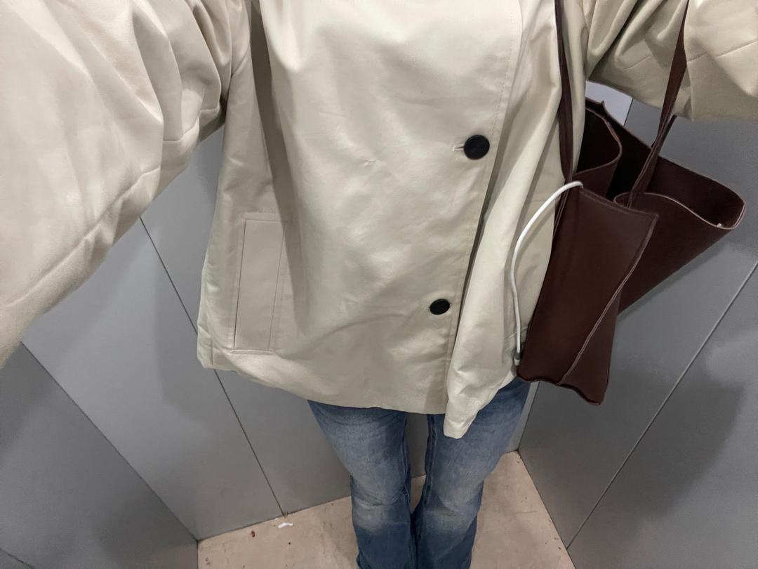 Zara Куртка с воротником-стойкой Двусторонняя куртка — фото 2