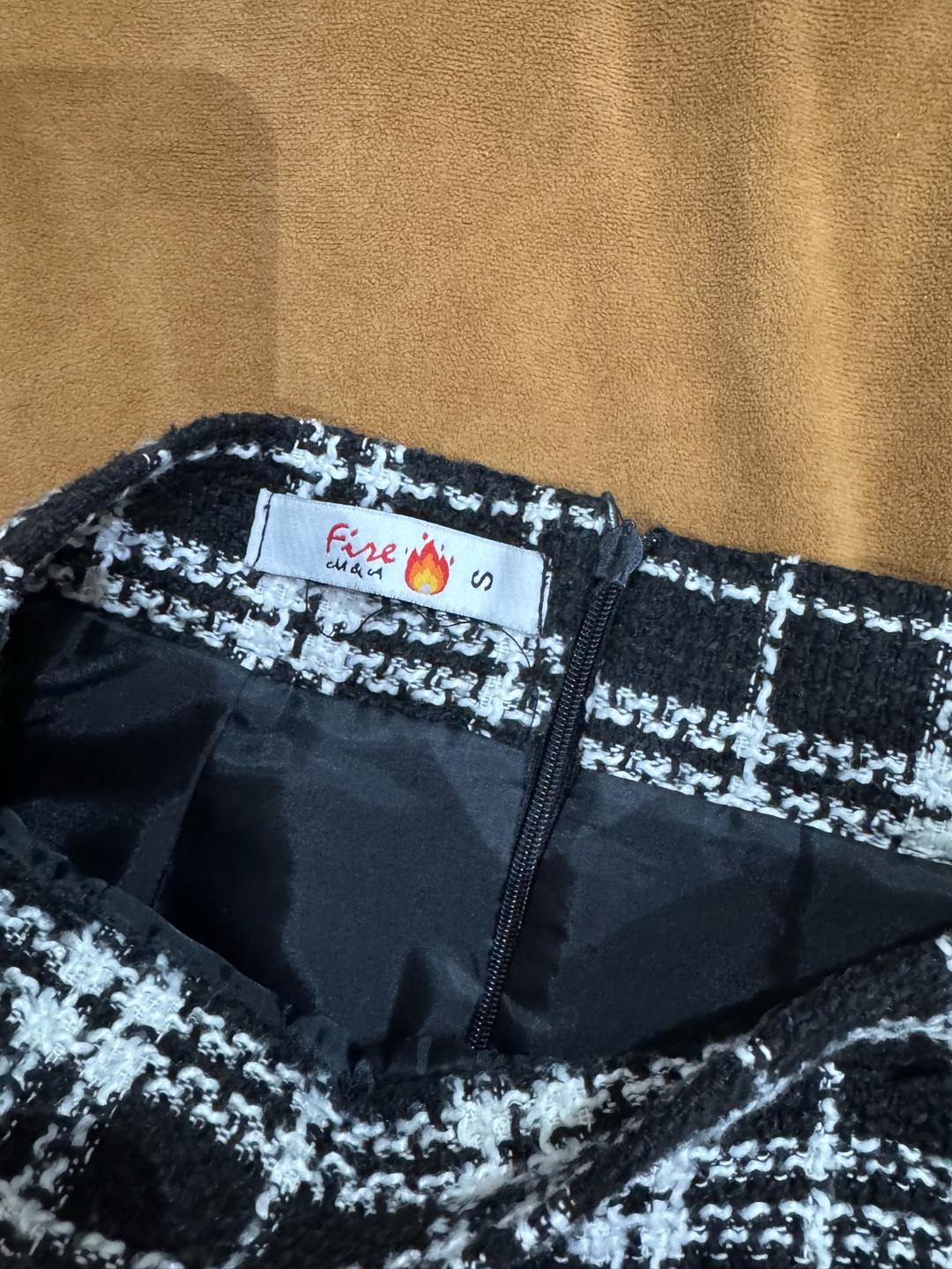 H&M Твидовая юбка Fire M&H — фото 2