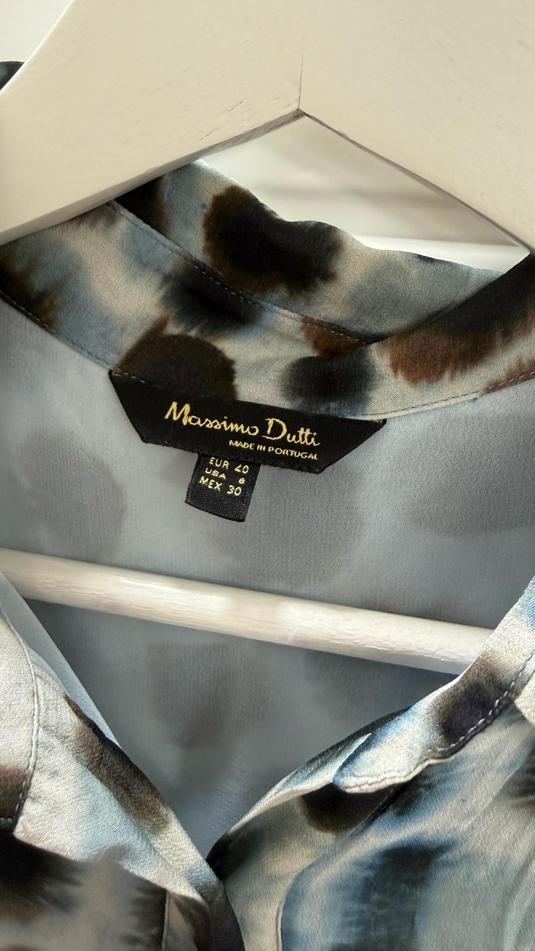 Massimo Dutti Платье-рубашка миди с поясом Massimo Dutti — фото 2