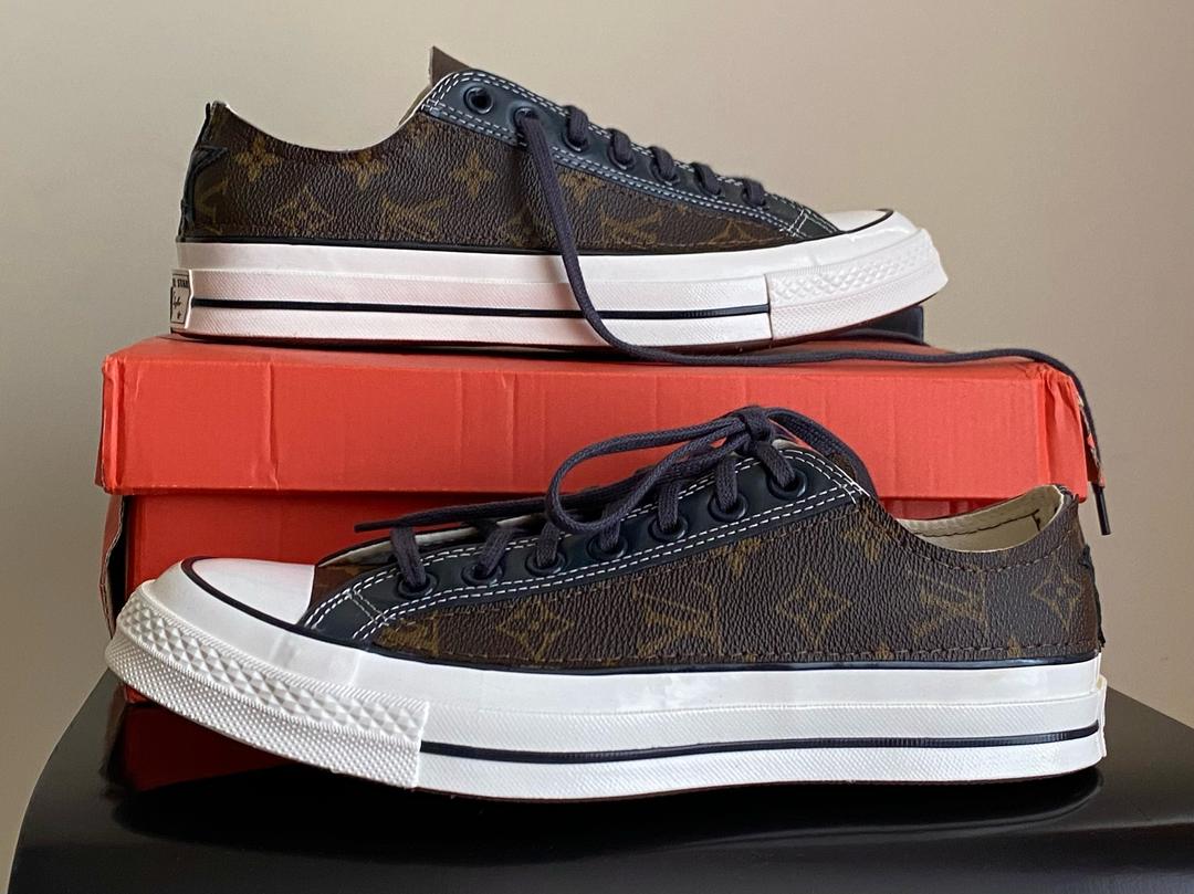 Converse Мужские кеды Custom CONVERSE CHUCK 70 LEATHER x Louis Vuitton /US 9.5 / EUR43 — фото 2