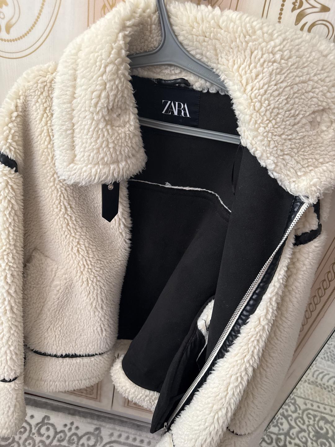 Zara Куртка ZARA из искусственного меха — фото 2