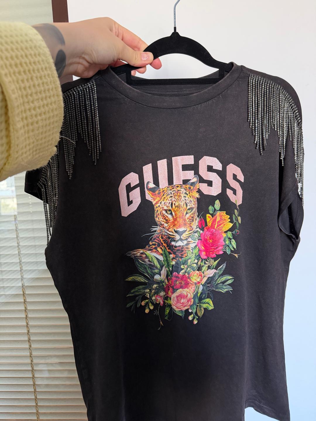 GUESS Футболка Guess с принтом и стразами — фото 2
