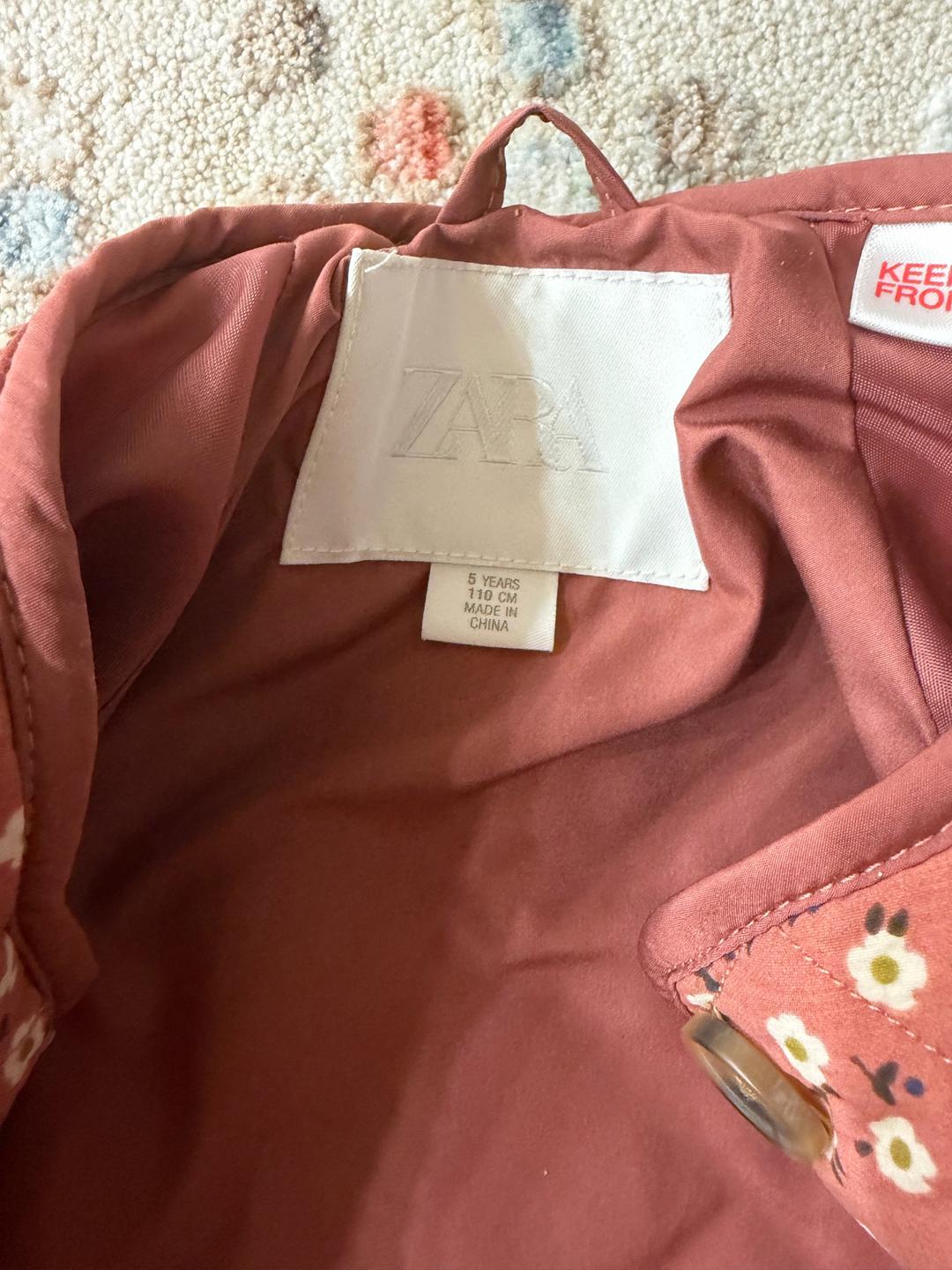 Zara Стеганая куртка ZARA для девочки — фото 2