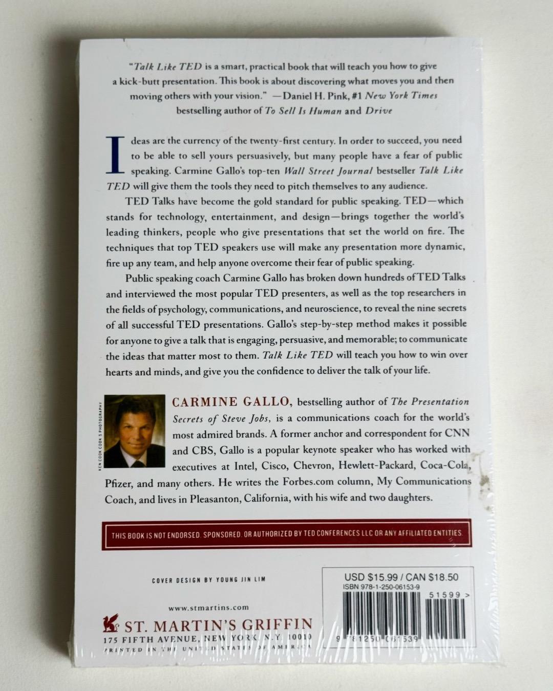 Carmine Gallo Talk Like TED: The 9 Public-Speaking Secrets of the World's Top Minds — фото 2