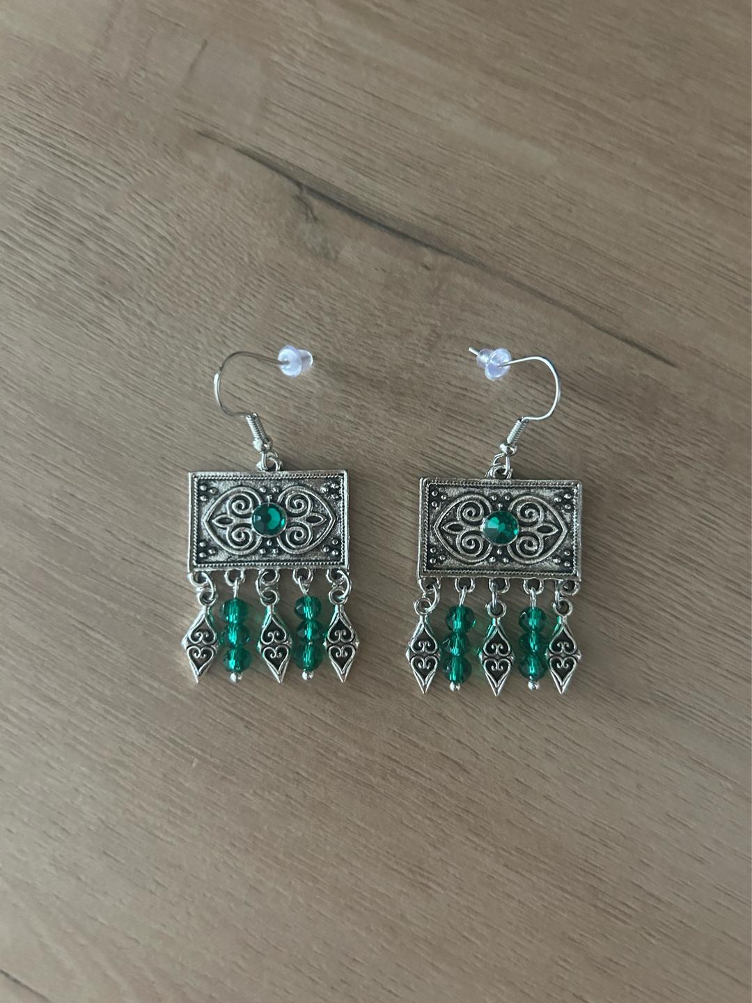Handmade (ручная работа) Серьги в национальном стиле — фото 2