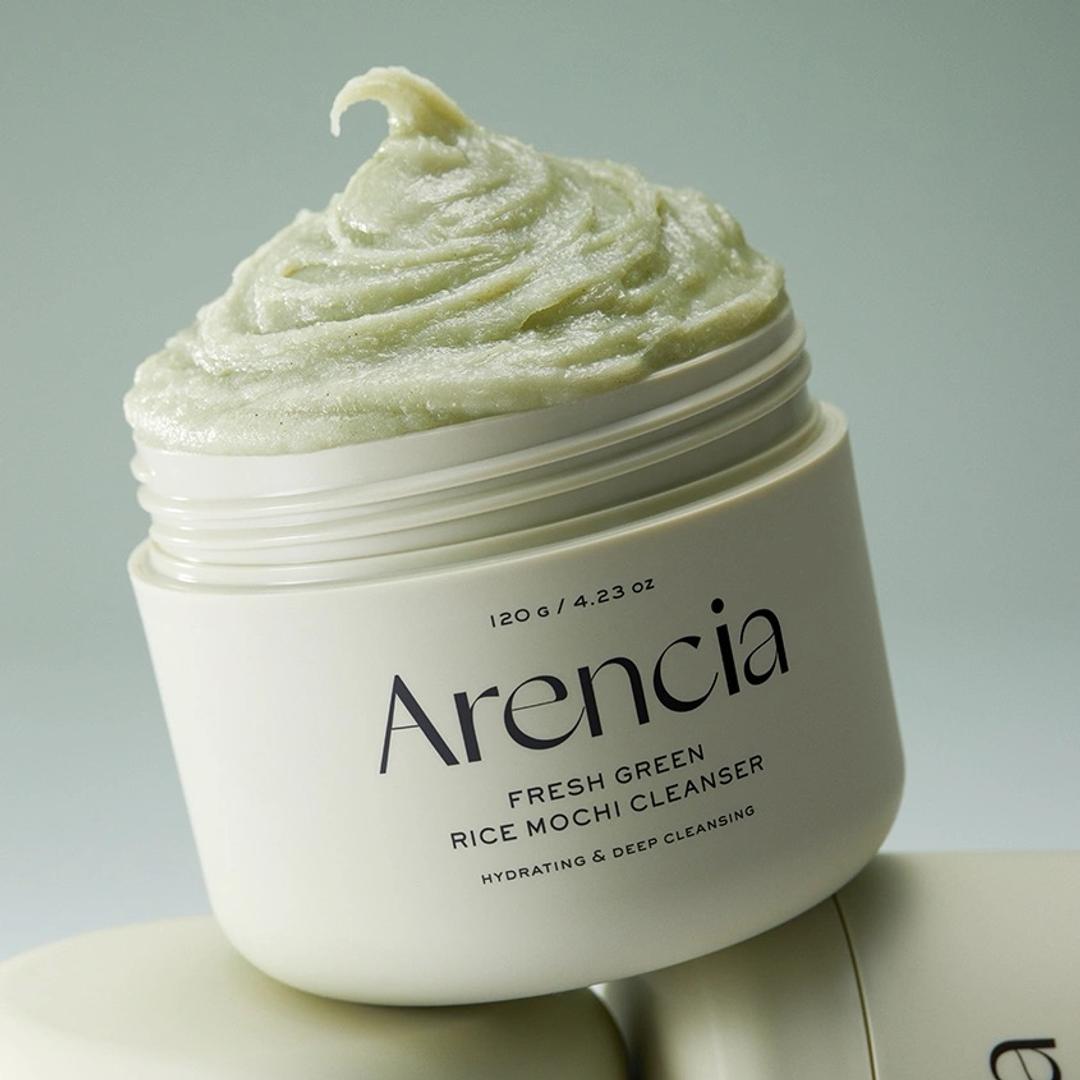 arencia Очищающий щербет для лица Fresh Green Rice Mochi Cleanser — фото 2
