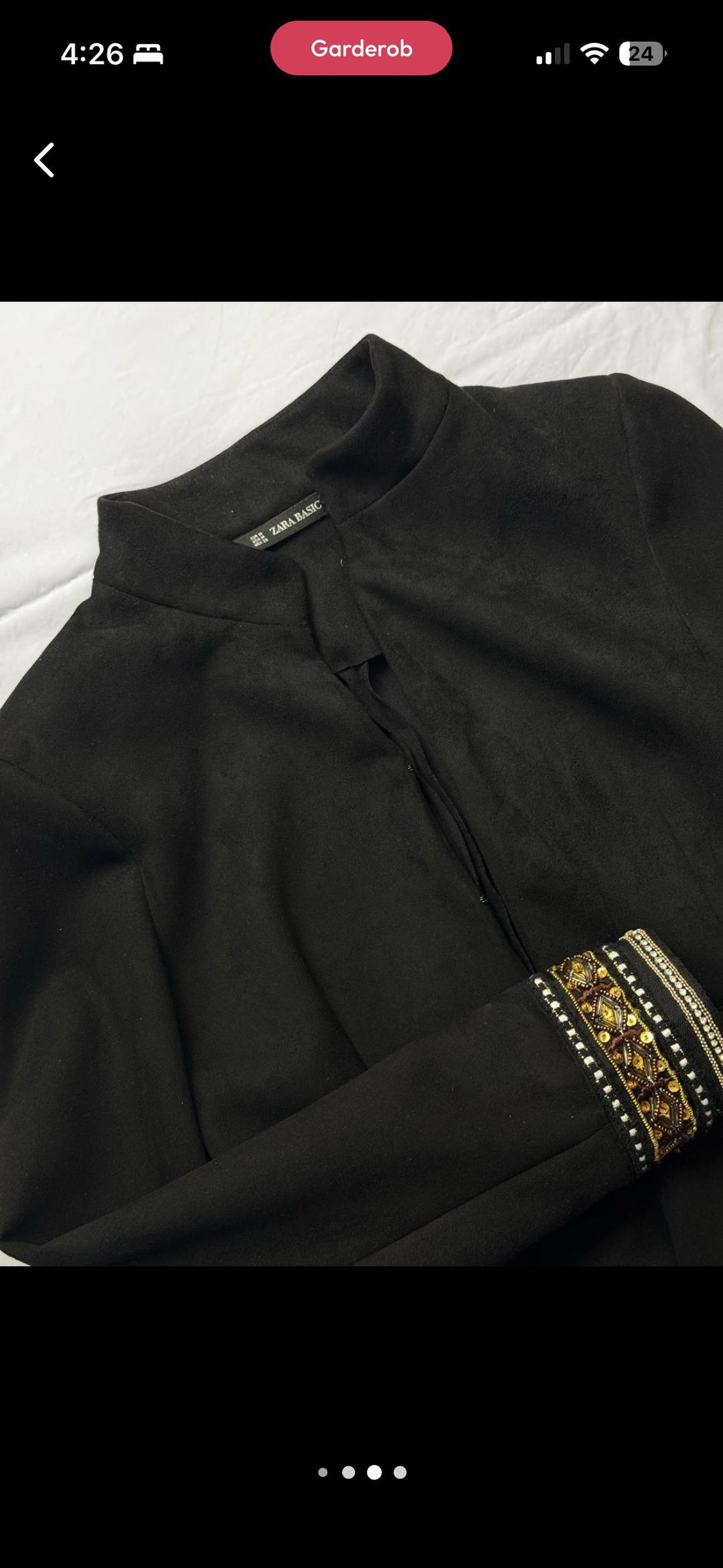 Zara Жакет ZARA BASIC с вышивкой — фото 2