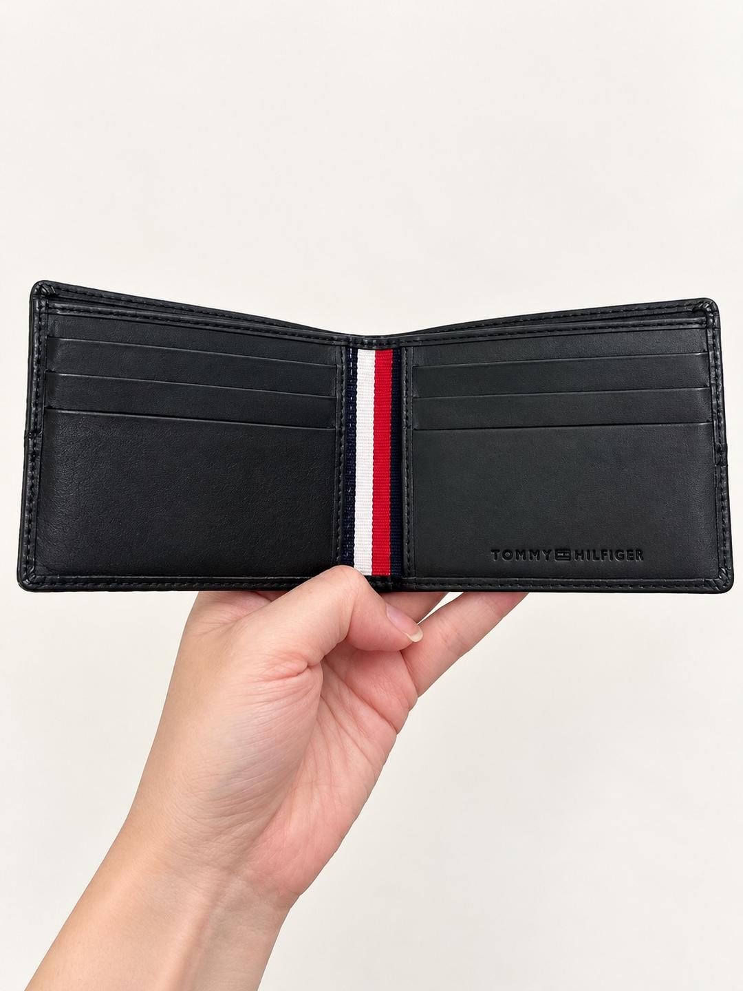 Tommy Hilfiger Чёрный кожаный кошелек / портмоне Tommy Hilfiger 💳✨ — фото 2