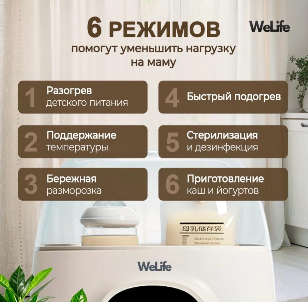 we life подогреватель и стерилизатор для бутылочек — фото 2