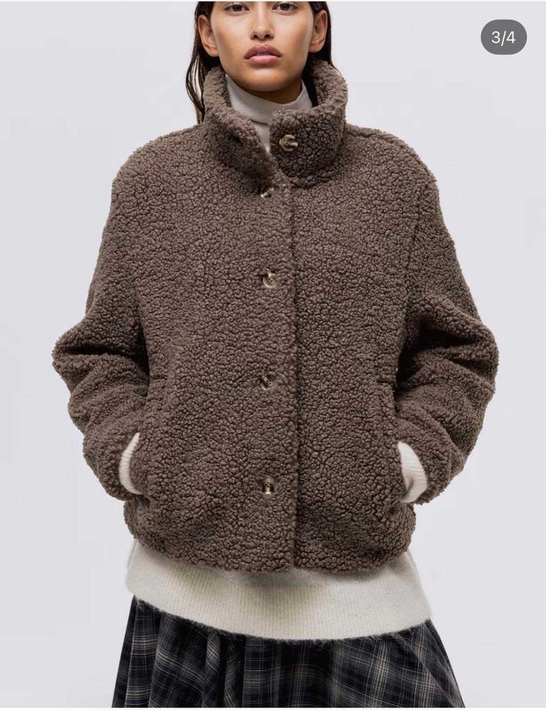 H&M Куртка тедди H&M Premium — фото 2