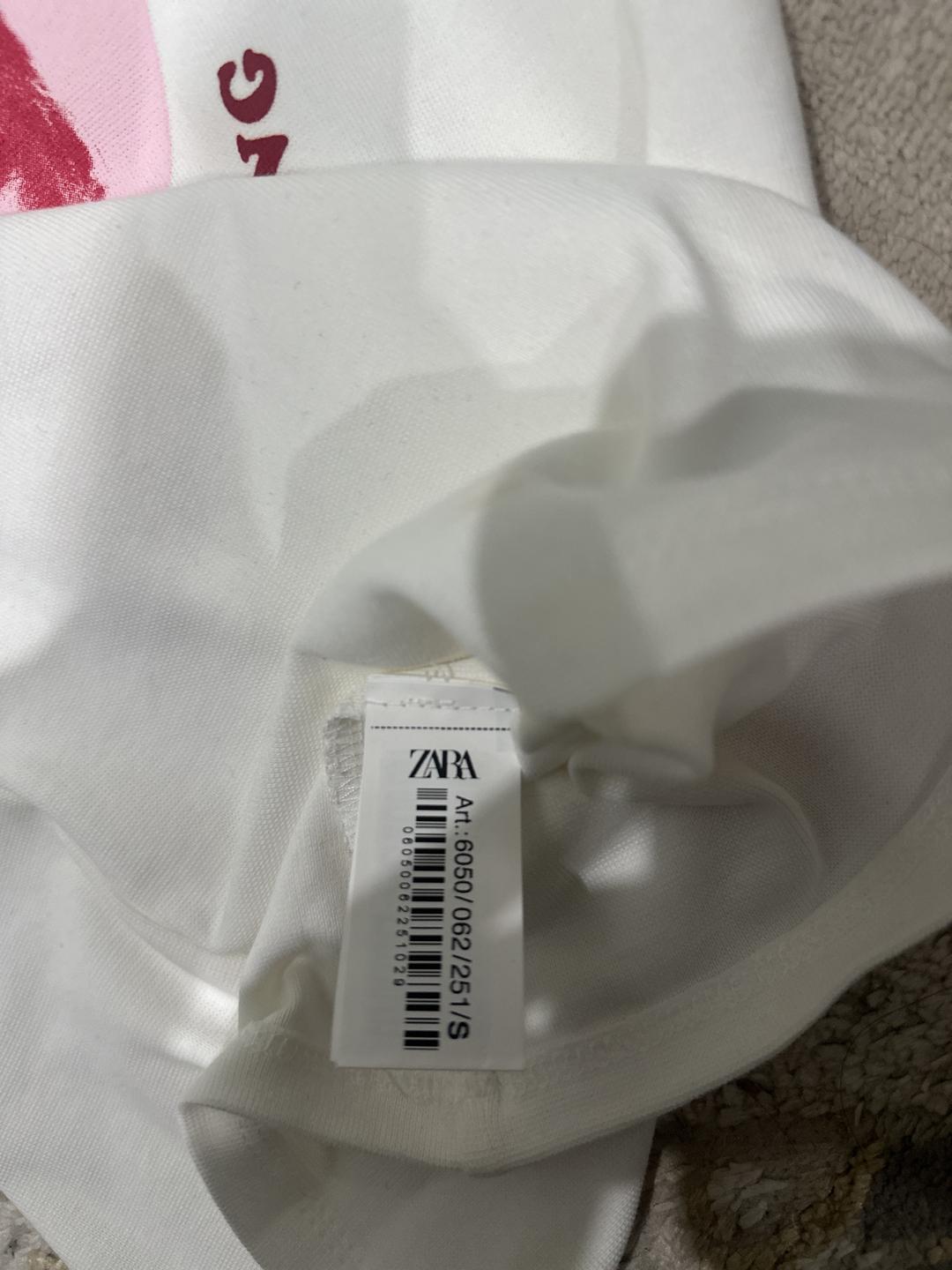 Zara Футболка ZARA с принтом — фото 2