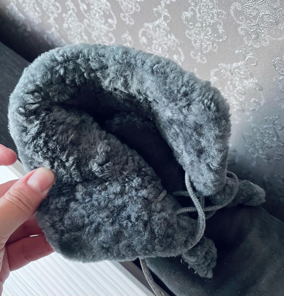 Loro Piana Ботинки женские замша с мехом овчины внутри Loro Piana — фото 2