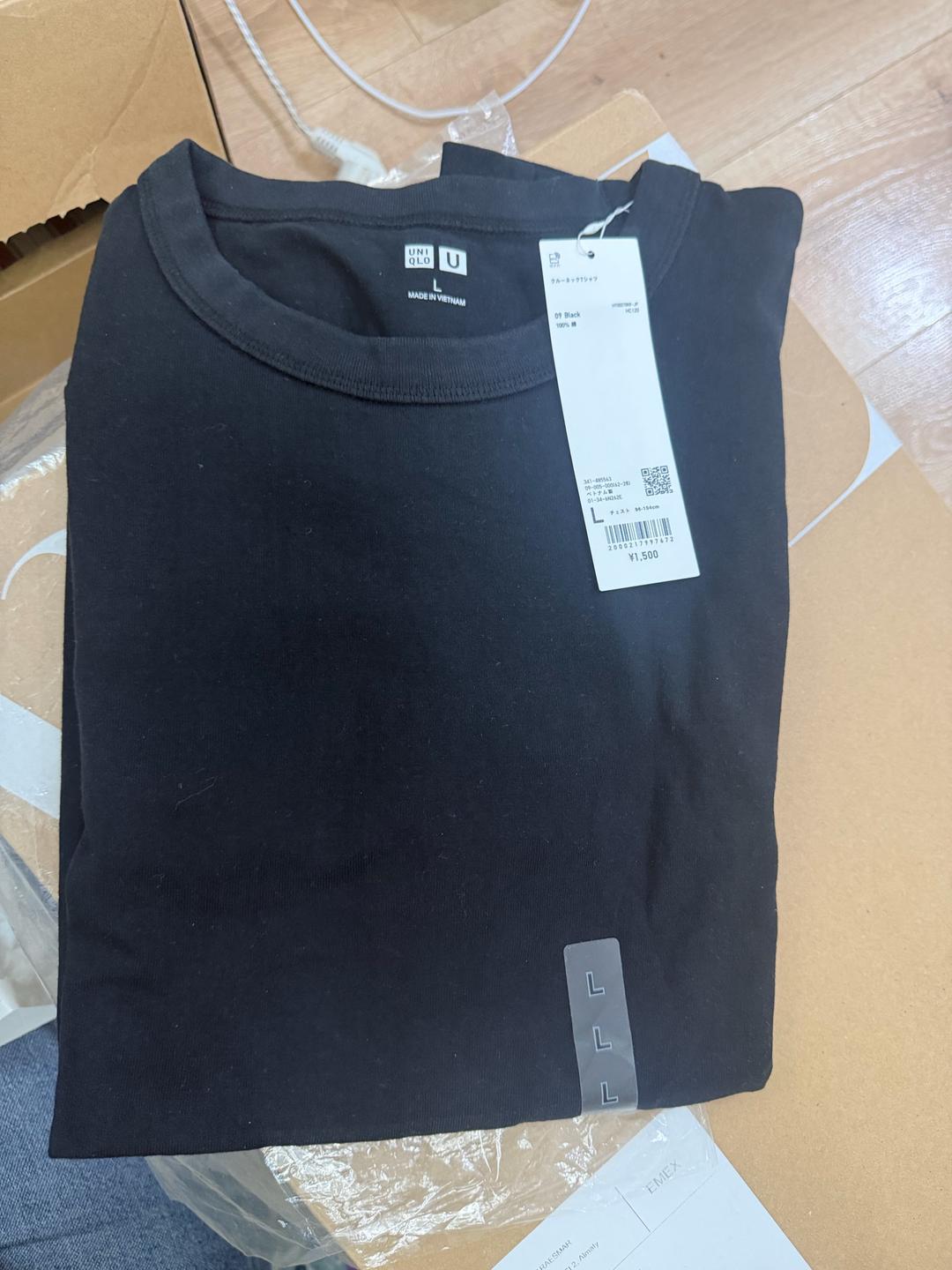 Uniqlo Футболка Uniqlo черная L U — фото 2