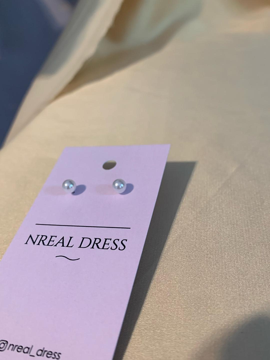 Nreal_dress Серьги гвоздики подарок — фото 2