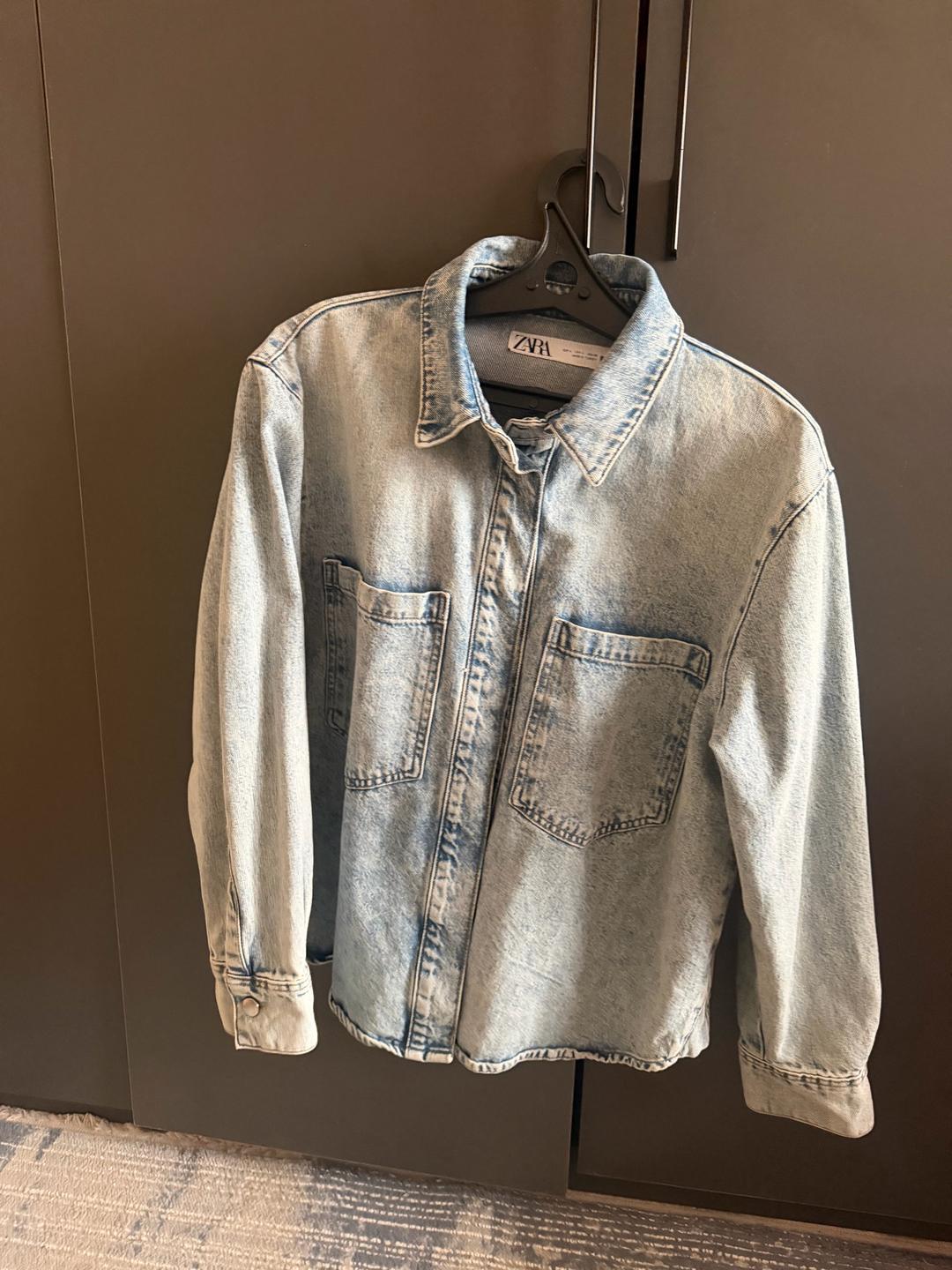 Zara Джинсовая рубашка ZARA — фото 2