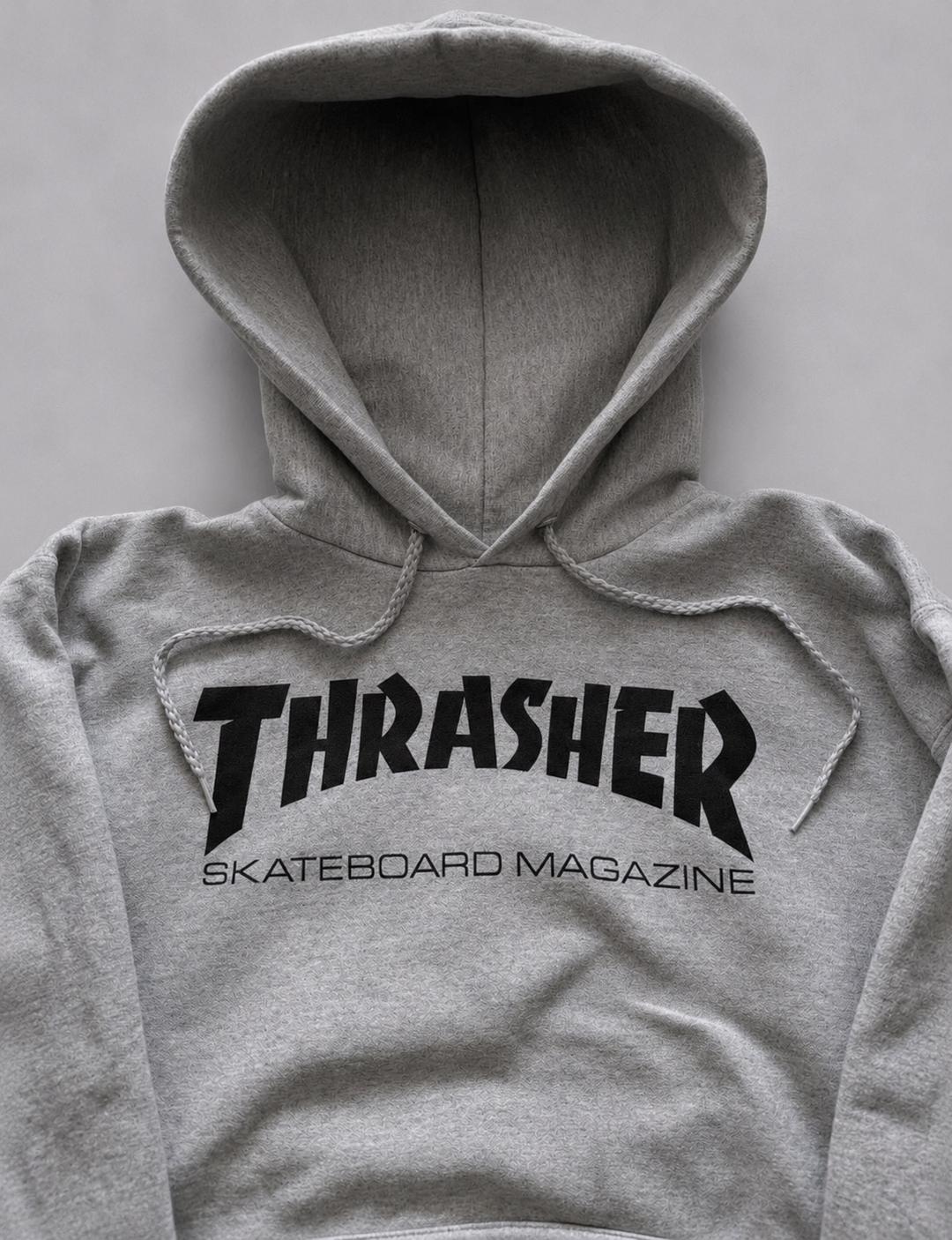 THRASHER Худи Thrasher серый — фото 2