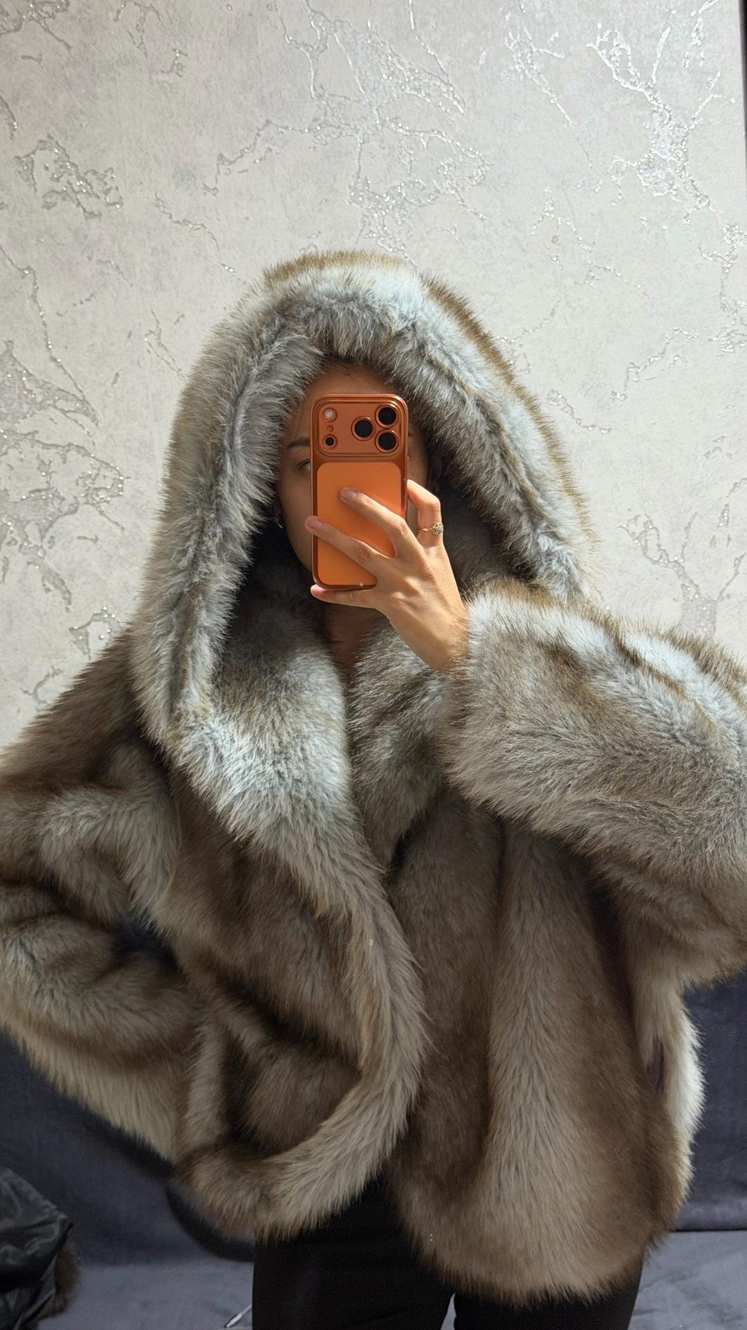Шуба из искусственного меха — фото 2