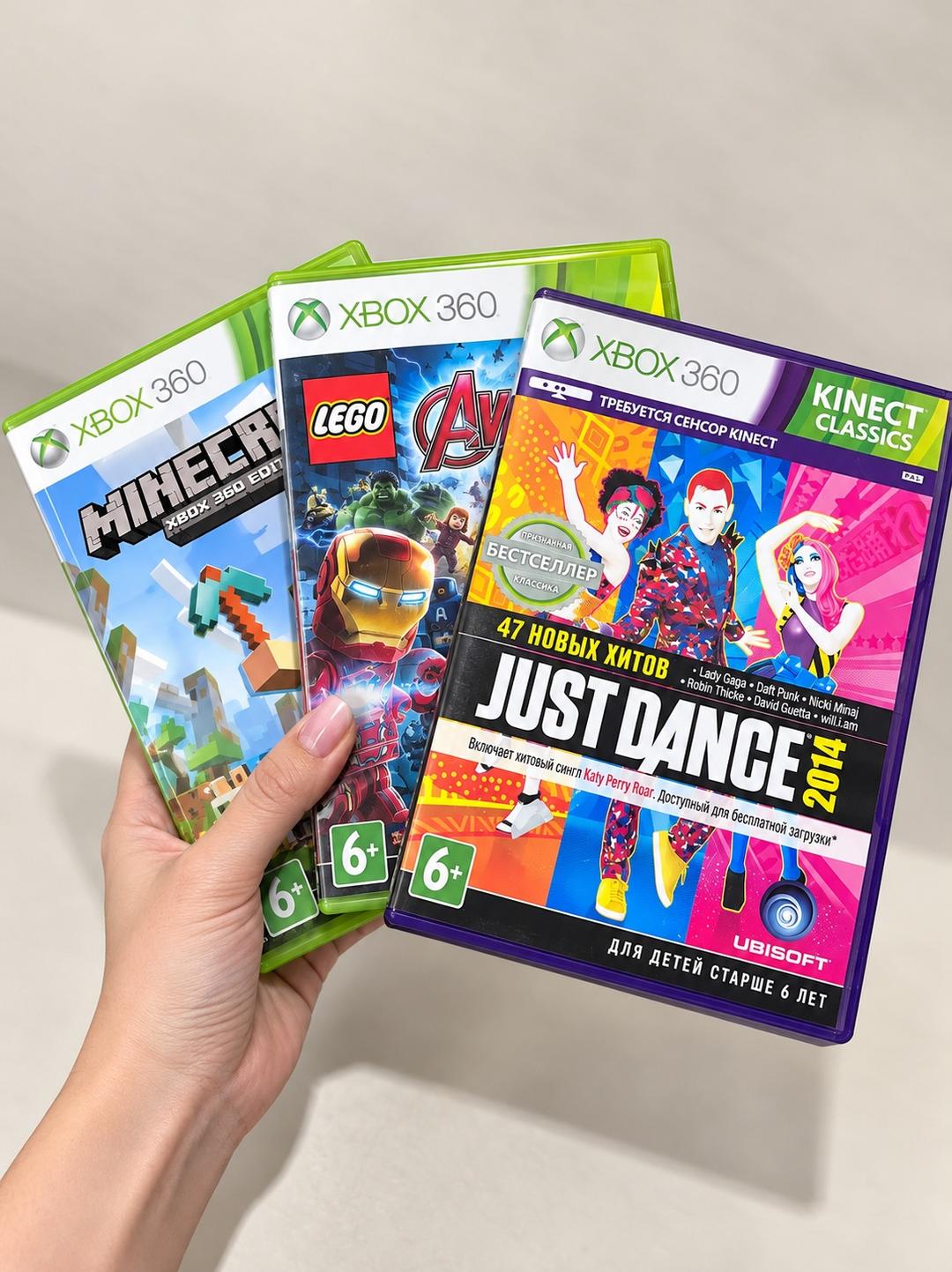 Xbox Игровая приставка Xbox 360 Slim + Kinect + джойстик + 8 лицензированных игр 🎮✨ — фото 2