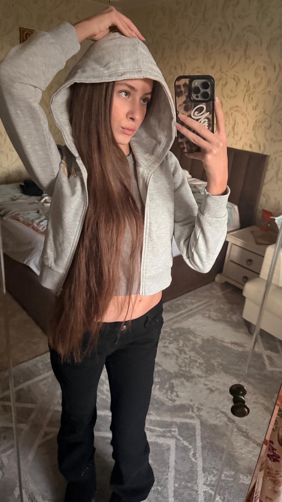 Fashion Nova Укороченное зип-худи Fashion Nova — фото 2