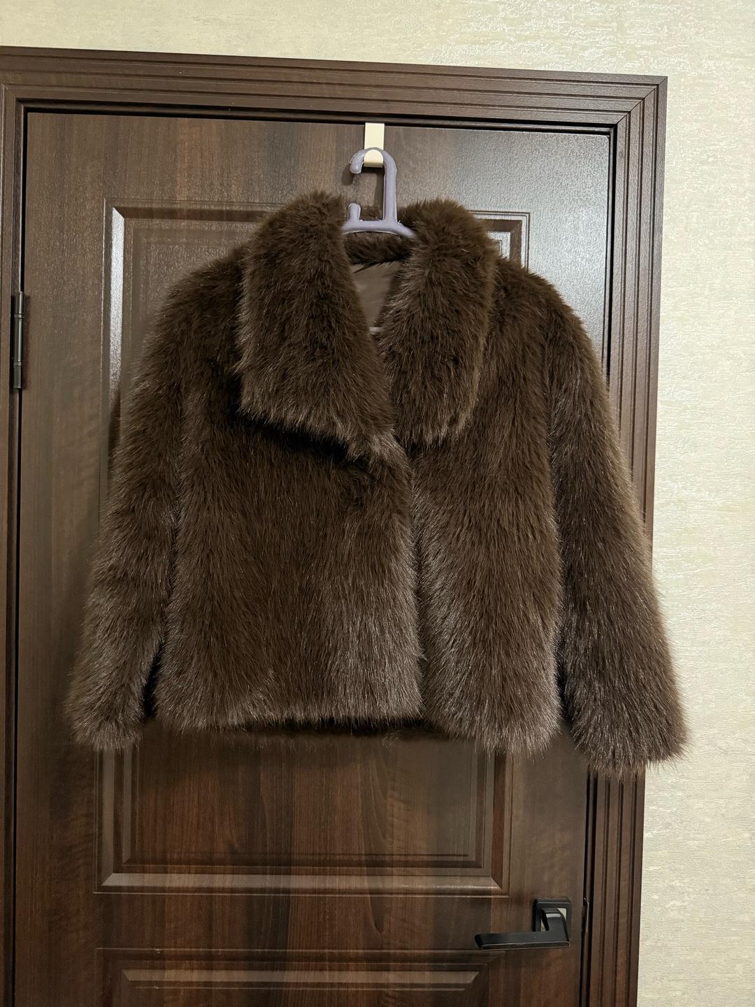 Укороченная шуба из искусственного меха — фото 2