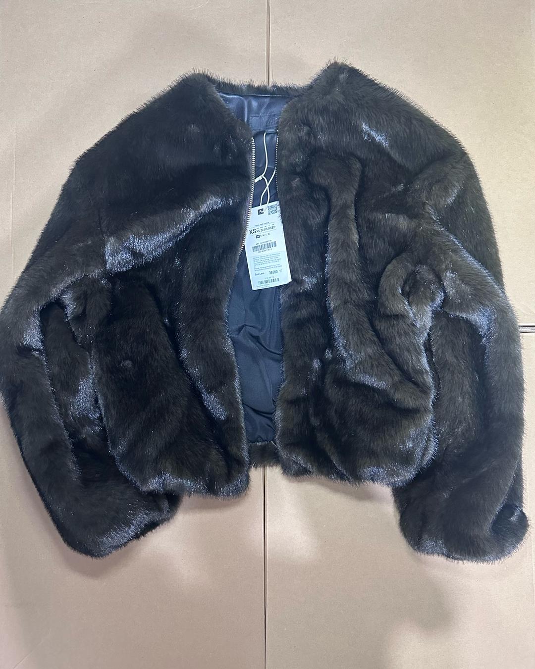 Zara Бомбер из искусственного меха — фото 2