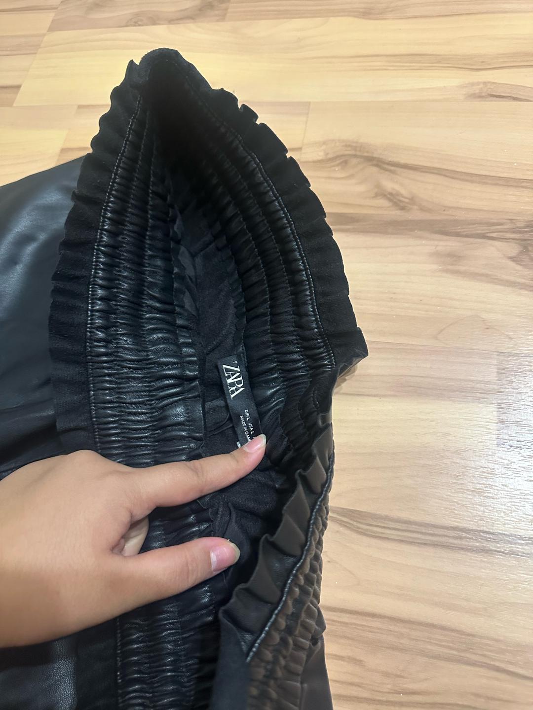 Zara Кожаные Брюки ZARA — фото 2