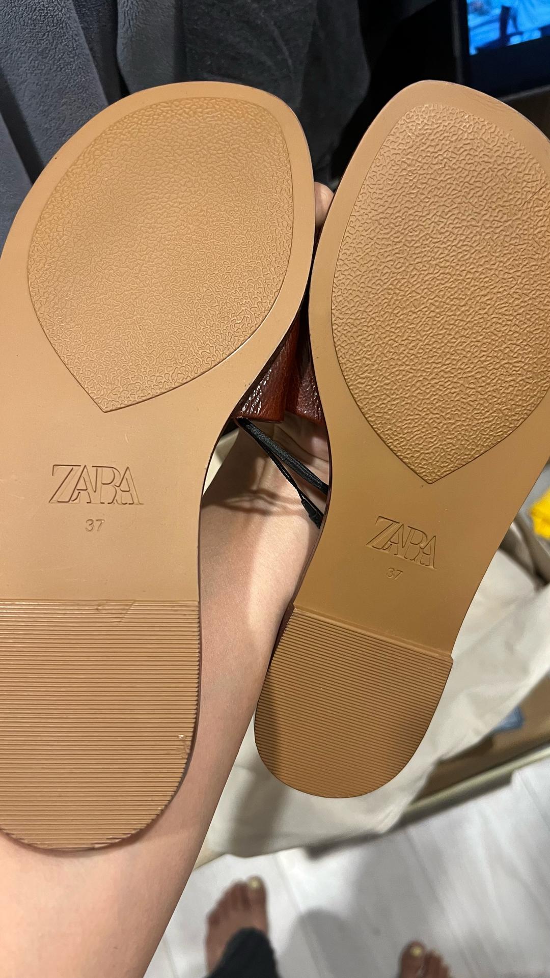 Zara Кожаные сандалии Zara — фото 2