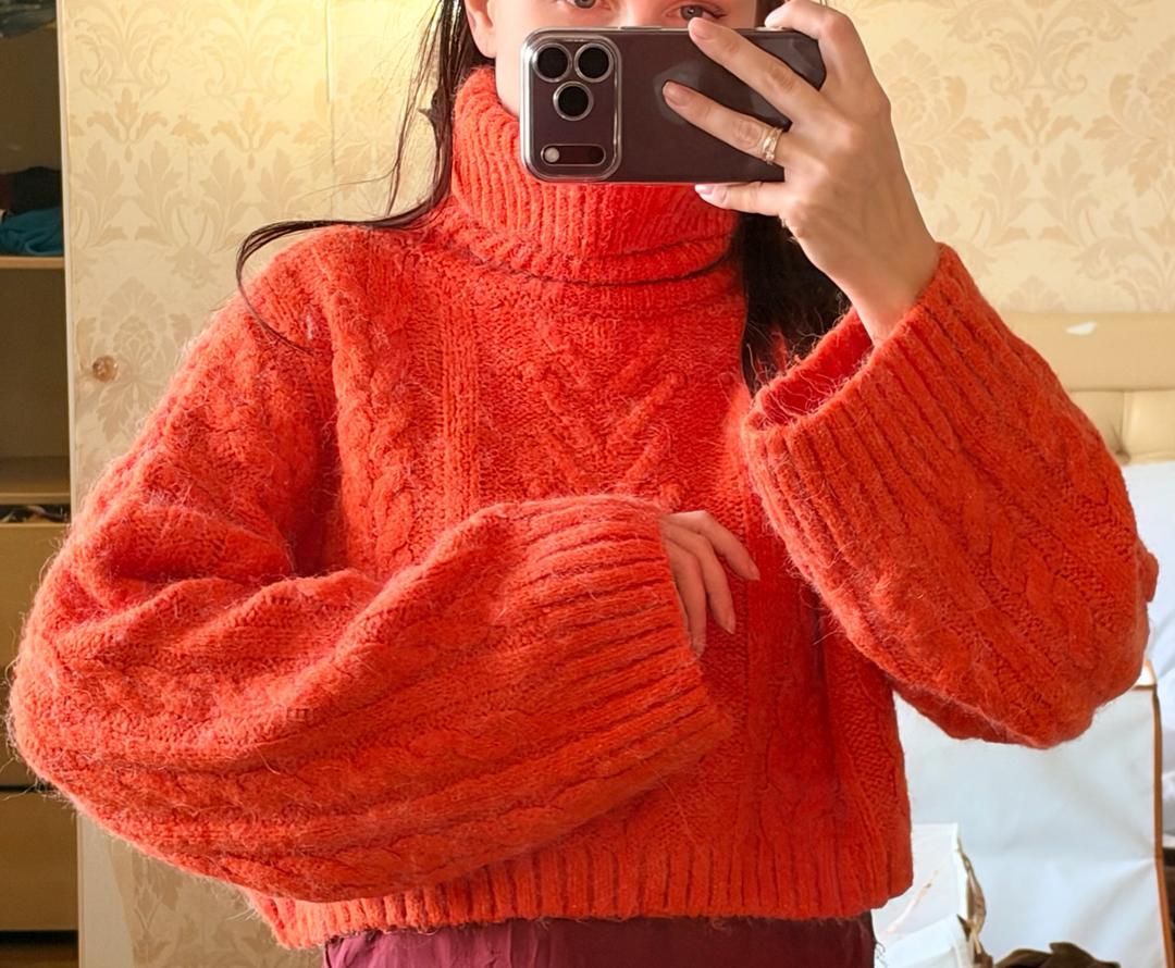 Zara Свитер укороченный ZARA — фото 2